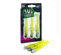 Fiiish - Mud Digger - 9 cm - Maxi Combo - 5G-10G-15G - Chartreuse - Md1136