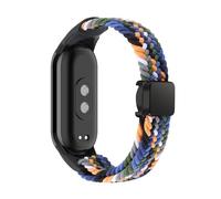 FiiMoo Braided Strap Compatible with Xiaomi Smart Band 9/Mi Band 9/Smart Band 8/Mi Band 8, Adjustable Replacement Straps, Magnetic Closure Watch Straps, Elastic Sport Band for Xiaomi Band 9-Color