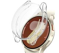 FiiMoo Case for Samsung Galaxy Watch7 40mm, with Built in Screen Protector, Clear TPU Watch Case, Full Coverage, Shockproof Cover, High Definition Protective Case, Cover for Galaxy Watch7 40mm-Clear
