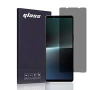 FiiMoo Privacy Screen Protector for Sony Xperia 1 V, Anti-spy Screen Protector, [Case Friendly][9H Hardness][Anti-Scratch], for Sony Xperia 1 V Privacy Tempered Glass