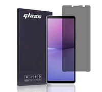 FiiMoo Privacy Screen Protector for Sony Xperia 10 V, Privacy Tempered Glass, Anti-spy Screen Protector, Privacy Screen Film, [Case Friendly] [9H Hardness] [Anti-scratch] Anti-spy Tempered Glass