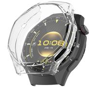 FiiMoo Protective Case for HUAWEI WATCH GT 6 Pro 46mm - Built-in Screen Protector, Full Coverage Shockproof TPU Cover (Clear)
