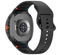 FiiMoo Silicone Strap for Galaxy Watch8 40mm/Watch8 44mm/Watch8 Classic 46mm, Replacement Band, Adjustable Replacement Strap, Silicone Sport Band-Black