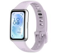 FiiMoo Silicone Strap for Huawei Band 11/Band 11 Pro, Soft Silicone Sport Band, Soft Breathable, for Huawei Band 11/11 Pro Adjustable Replacement Strap-Light Purple