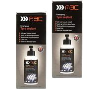 Fiinix 2 x RAC Emergency Tyre sealant 300ml for Punctures, Flats, & Tears up to 6mm | Works with any Compressor | Does Not Damage Tyres |Suitable for Cars, Vans, Electric Cars, Caravan, Bikes |