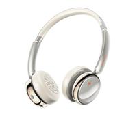 FiiO Anytime Active Noise Cancelling Bluetooth 5.4 Retro Headphones, 58H Playtime, with Microphone,Light Weight Earphones Comfort Headsets for Travel,Home (Titanium Gold)