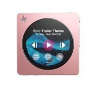 FIIO DISC Portable HiFi Music Player, Dual DAC Digital Audio Player with 3.5mm & 4.4mm Outputs, Bluetooth 5.4 LDAC,Touchscreen (Pink)