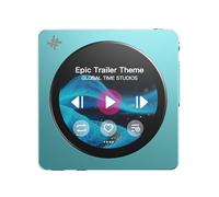 FIIO DISC Portable HiFi Music Player, Dual DAC Digital Audio Player with 3.5mm & 4.4mm Outputs, Bluetooth 5.4 LDAC,Touchscreen (Blue)