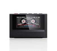 FiiO Echo 4G Hi-Res Digital Audio Player, Dual DAC Bluetooth Music Player, 4.4mm Balanced Output, Color Screen, Portable DAP (Black 4G)