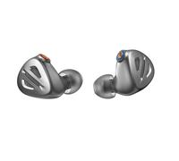 FIIO FH9 Headphones Earphone Wired High Resolution Over-The-Ear 1DD+6BA Detachable Cable Deep Bass Comes with 2.5/3.5/4.4mm Swappable Plugs for Smartphone/PC/Players/Home Audio(Titanium)