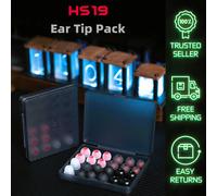 FiiO HS19 Silicone Replacement Ear Tip Pack Eartips 12 pairs for IEM Earphone
