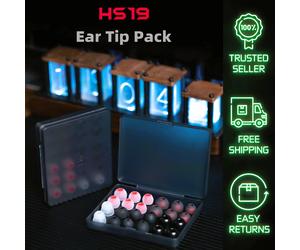 FiiO HS19 Silicone Replacement Ear Tip Pack Eartips 12 pairs for IEM Earphone