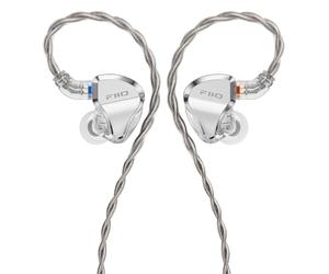 FiiO JH5 1 Dynamic & 4 BA Driver Hybrid In Ear Earphones (Silver)