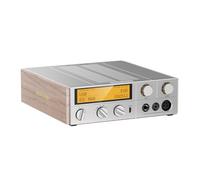 FIIO K17 R2R Desktop DAC and Headphone Amplifier, Fully Balanced, Roon Ready, AirPlay, NAS Playback, 4000mW x2 Output (Silver)