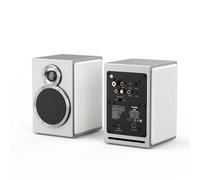 FiiO SA1 High-Fidelity Desktop Speaker. 31-Band PEQ, LDAC Bluetooth,20W2+5W2 Output, Phono Preamp, Wood Fiber Woofer, Aluminum-Magnesium Tweeter (White)