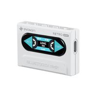 FiiO Snowsky Retro Nano Bluetooth USB DAC AMP with LDAC, aptX Adaptive, aptX LL (3.5 mm Unbalanced and 4.4 mm Balanced Output) (White)