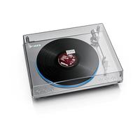 FiiO TT13 Fully Automatic Vinyl Stereo Turntable(Analog), Powerful Phono preamp, Dust Cover, Die-cast Aluminum Platter (TT13 Silver Bluetooth)