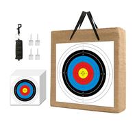 Fiita 20'' Archery Arrow Targets for Backyard with 20 Pcs Paper Arrow Target for Backyard Bow and Arrow Target Straw Target for Recurve Compound Outdoor Bow Shooting Practice Accessories