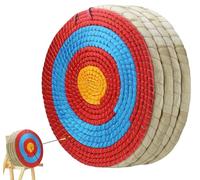 Fiita Archery Target 5 Layers Straw Archery Target,Arrow Target for Recurve Bow Longbow or Compound Bow Round Arrow Target for Outdoor Hunting Shooting Practice
