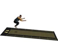 Fiita Long Jump Mat, Non Slip Exercise Measuring Mat, Carpeted Long Jump Practice Test Pad, Jump Rope Training Workout Board Non-Slip Wear-Resistant Physical Training Pad for Indoor Outdoor Child
