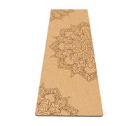 Fiita Premium Cork Yoga Mat Non Slip Rubber & Odor Free Best for Pilates, Exercise Mandala Meditation- Includes Yoga Mat Bag and Strap