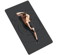 Fiita Premium Large Exercise Mat - 6' x 3' x 1/4" Ultra Durable, Non-Slip, Workout Mat for Instant Home Gym Flooring Home Gym Flooring Works Great on Any Floor Type or Carpet