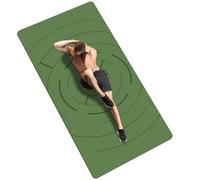 Fiita Premium Large Exercise Mat - 6' x 3' x 1/4" Ultra Durable, Non-Slip, Workout Mat for Instant Home Gym Flooring Home Gym Flooring Works Great on Any Floor Type or Carpet
