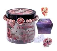 FiitCASE 12 Constellation Affirmation Cards Jar With NFC Zodiac Signs Bracelets, Interactive Cosmic Guidance System with Personalized Digital Experience, Spiritual Gift for Women Men