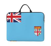 Fiji Flag 14-inch Laptop Case,all-over print,Oxford cloth,thickened pearl cotton protection,classic carrying strap
