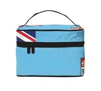 Fiji Flag Cosmetic Bag.Fashionwomenâ€™s Printed Cosmetic Bag, Large Toiletry Organiser for Travel