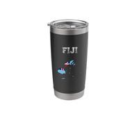 Fiji Flag Destination Pride Stainless Steel Insulated Tumbler