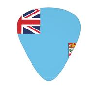 Fiji Flag Guitar picks, 12-pack of wear-resistant guitar picks for guitar, bass, electric guitar, ukulele, thin, medium and heavy