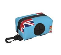 Fiji Flag Pet Travel Waste Bag Storage Bag. Convenient Storage, Suitable For Leash, With Zipper, Easy To Carry When Traveling.