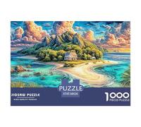 Fiji Islands 1000 Piece Impossible Puzzle for Adults - Challenging Jigsaw Puzzles, Family Activity & Mind Game Gift 38x26cm/1000pcs