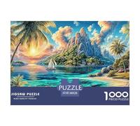 Fiji Islands 1000 Piece Puzzle for Adults - Challenging Jigsaw for Mindfulness & Wall Art, Premium Quality with Detailed Art Print 38x26cm/1000pcs