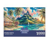 Fiji Islands Puzzle 1000-Piece for Adults And Kids, Difficult Jigsaw Puzzle, Challenging & Relaxing Gift 38x26cm/1000pcs