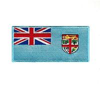 Fiji National Country Flag Iron Sew on Embroidered Patch