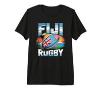 Fiji Rugby Fijiana Rugby Fijian Womens Rugby Warriors Island Premium T-Shirt