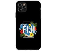 Fiji South Pacific Beach Surf Hibiscus Palm Art Case for iPhone 11 Pro Max