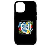 Fiji South Pacific Beach Surf Hibiscus Palm Art Case for iPhone 12/12 Pro