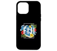 Fiji South Pacific Beach Surf Hibiscus Palm Art Case for iPhone 12 Pro Max