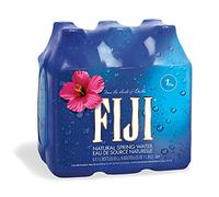 Fiji Water Fiji Natural Artesian Water, 1L (1.05 Qt Pack of 6), 1 Liter