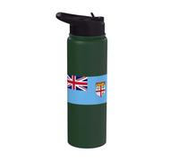 Fijian Flag of Fiji Stainless Steel Insulated Water Bottle