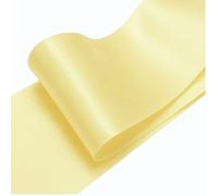 Fijikom Solid Colour Gold Ribbon-40mm X 5.5 Meters.Satin Ribbons for Crafting and Party Decorations.Wedding Car Ribbons.Perfect Ribbons for Gift Wrapping,Sewing, DIY and More.
