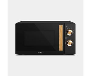 Fika Black & Wood Microwave