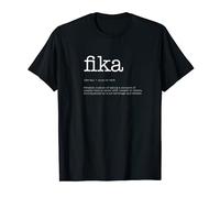 Fika Definition - Swedish Coffee Break Tradition T-Shirt