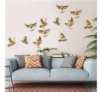fikujap 6 Pack Seagull Wall Decor, 3D Flying Bird Sculptures Wall Art, Resin Birds Dove Wall Hanging for Bedroom Home Decoration,2PCS~C