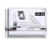 fikujap Character plate A3 drawing board Professional drawing table with sliding-elineal drawing triangle and scale T-square for engineers of designer students for an exact work and study