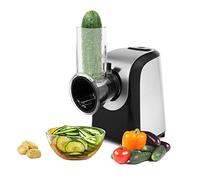 fikujap Electric Slicer Shredder Salad Shooter - 150W One-Touch Control Cheese Shredder,Fruits Vegetable Cutter Cheese Grater with 5 Attachments for Home Kitchen Use