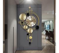 fikujap Large Metal Wall Wall Clock Digital Wall Wall Wall Watch Modern Design Clock Modern Decoration For Living Room Dining Room Kitchen